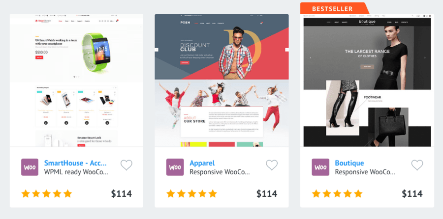 woocommerce theme examples