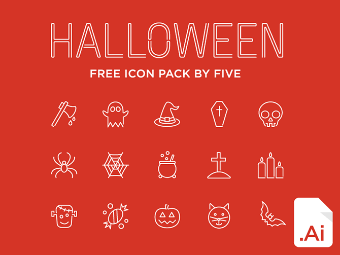 Halloween-FREE-icon-pack-by-FIVE-by-Marko-Stupic