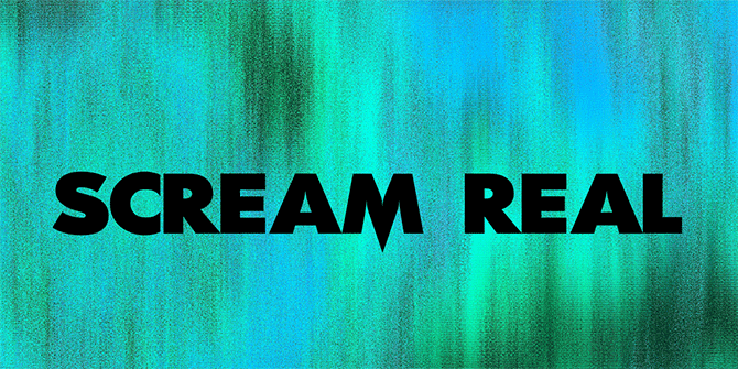 Scream-Real-Font