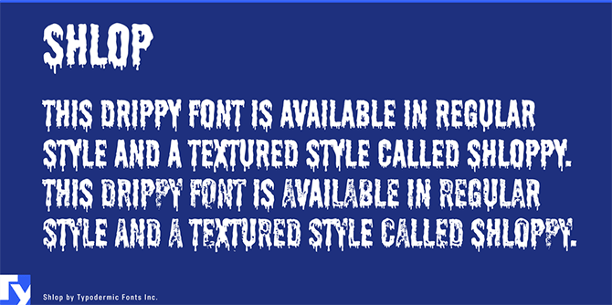 Shlop-Font