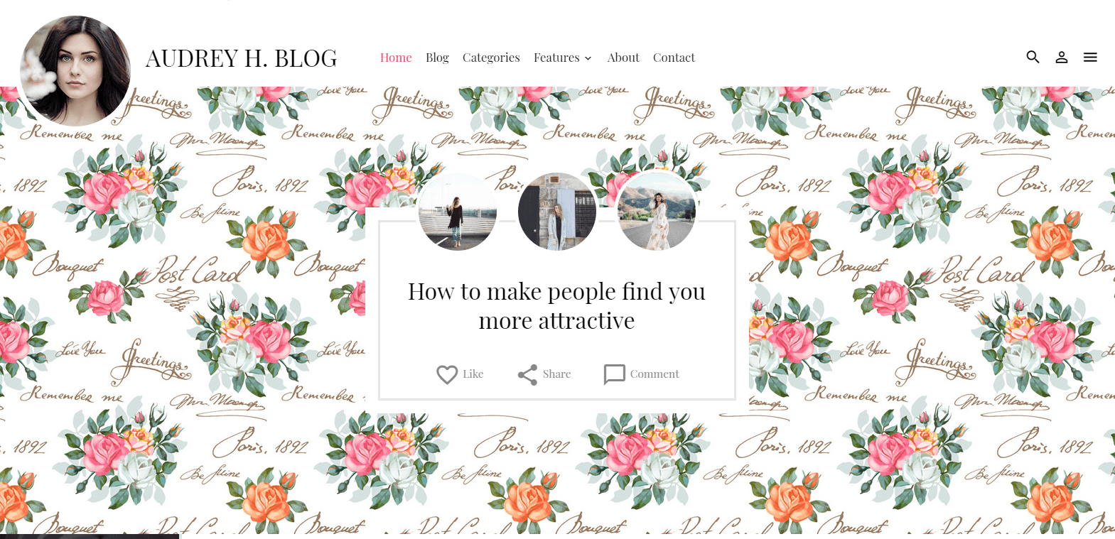 tema wordpress audrey