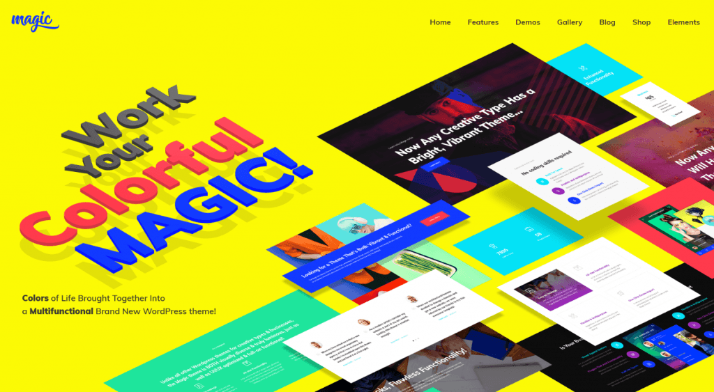 tema wordpress magic