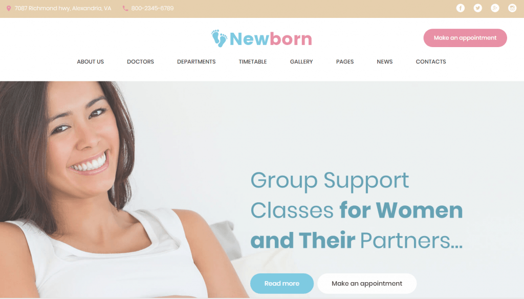 tema wordpress newborn