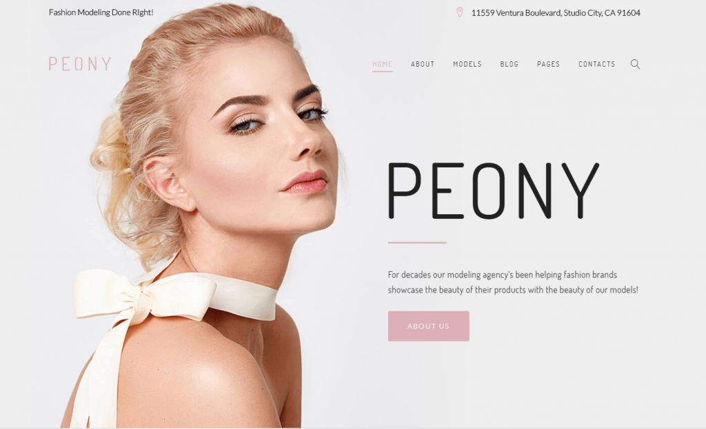 tema wordpress peony