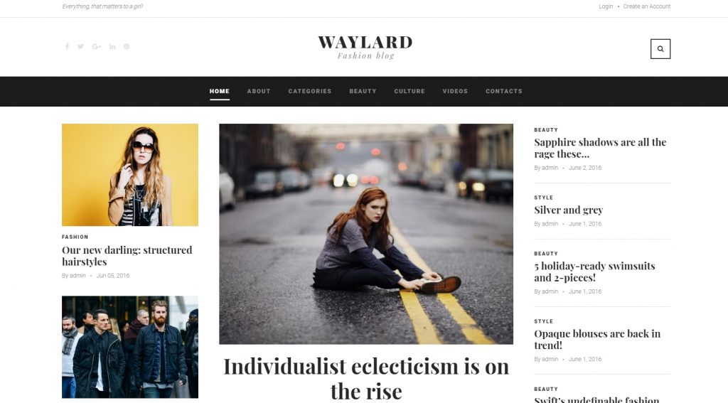 tema wordpress waylard