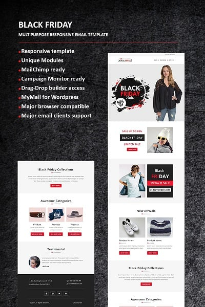 plantilla boletin black friday