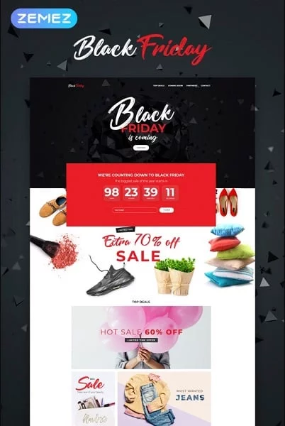 tema wordpress black friday