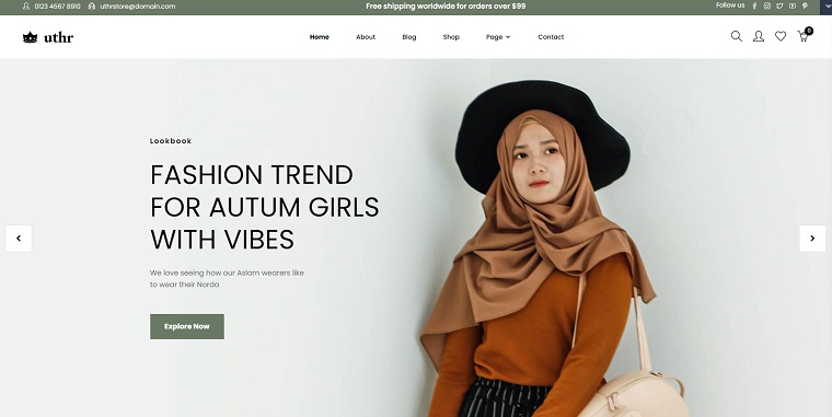 Uthr - Tema WooCommerce.