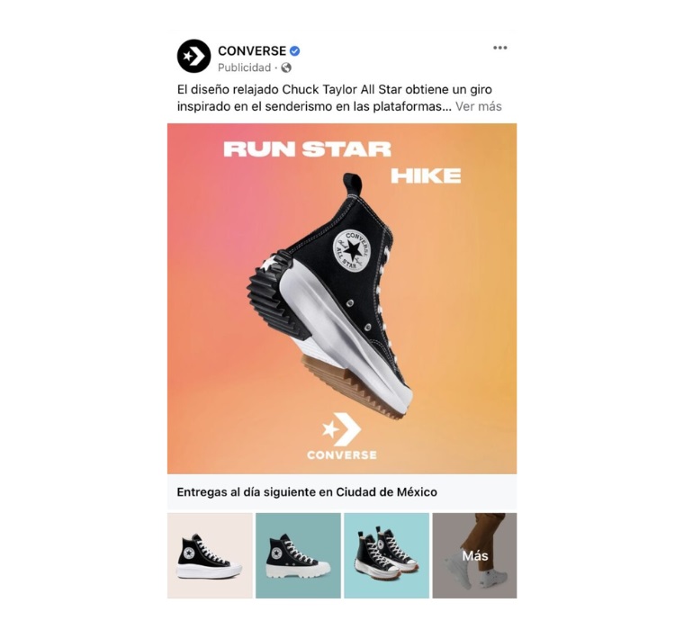 Pon a correr anuncios en Facebook Ads.