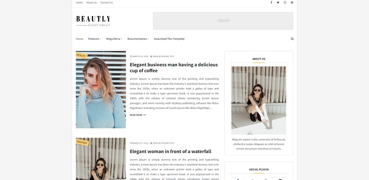 3. Beautly Blogger sablon.