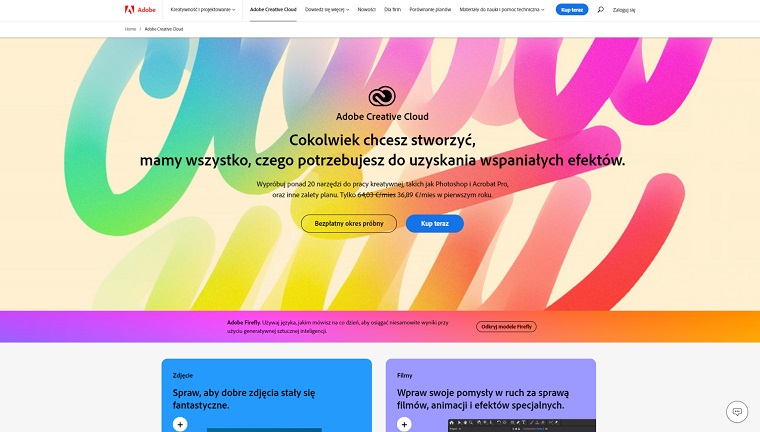 Adobe Creative Cloud preview.