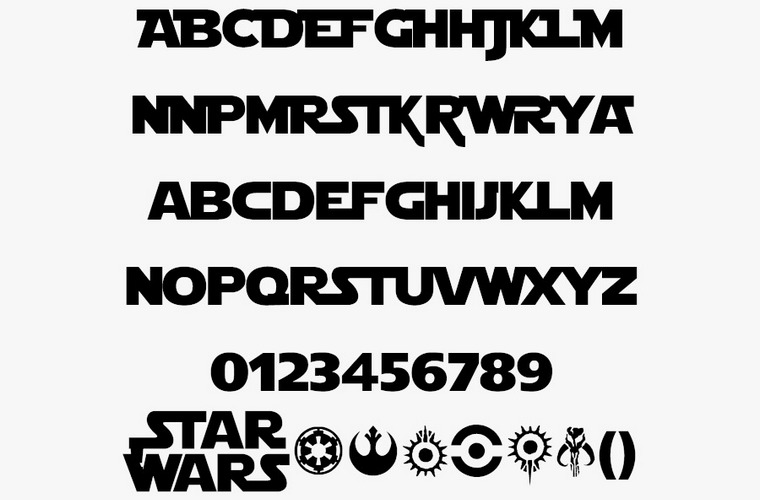 star-wars font