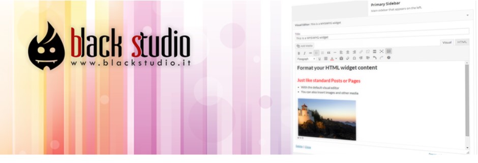 Black Studio бесплатный виджет