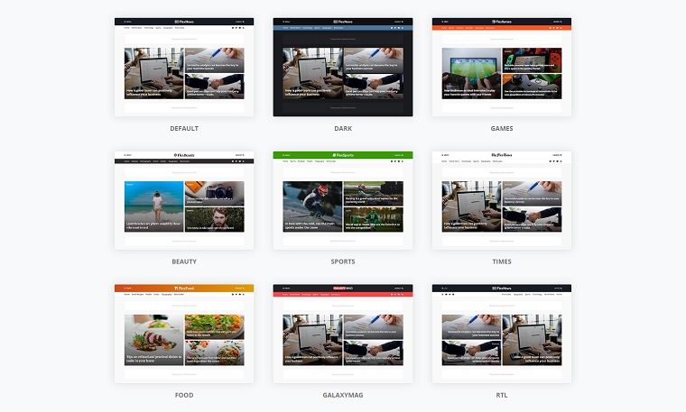 FlexNews - Magazine Blogger Template.