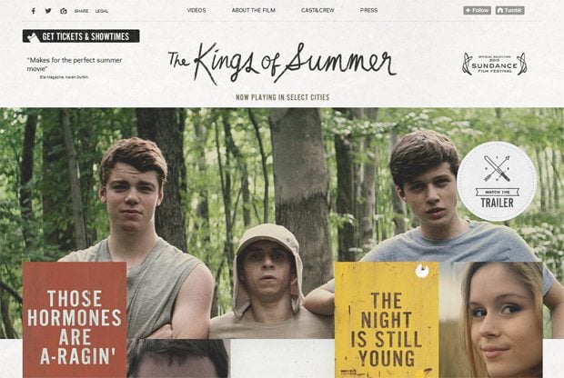 Websites with Hipster Logos