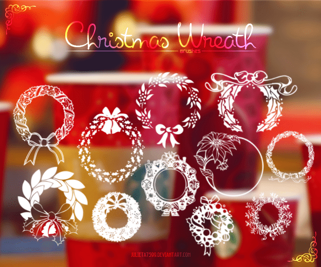 christmas_wreath__brushes