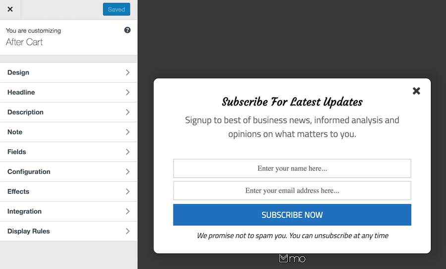 MailOptin WordPress Popup Plugin