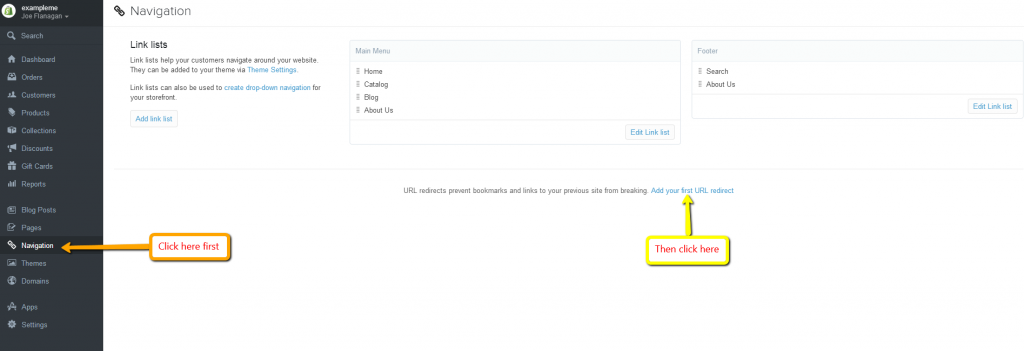 URL Redirects