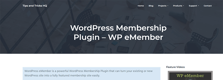 WordPress membership plugin.