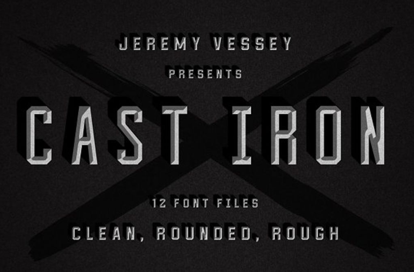 big bold fonts