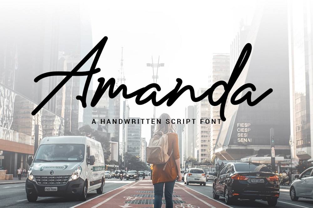 Amanda Signature Font