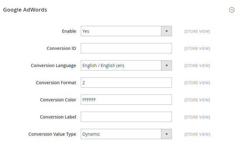 Google AdWords Conversion Tracking