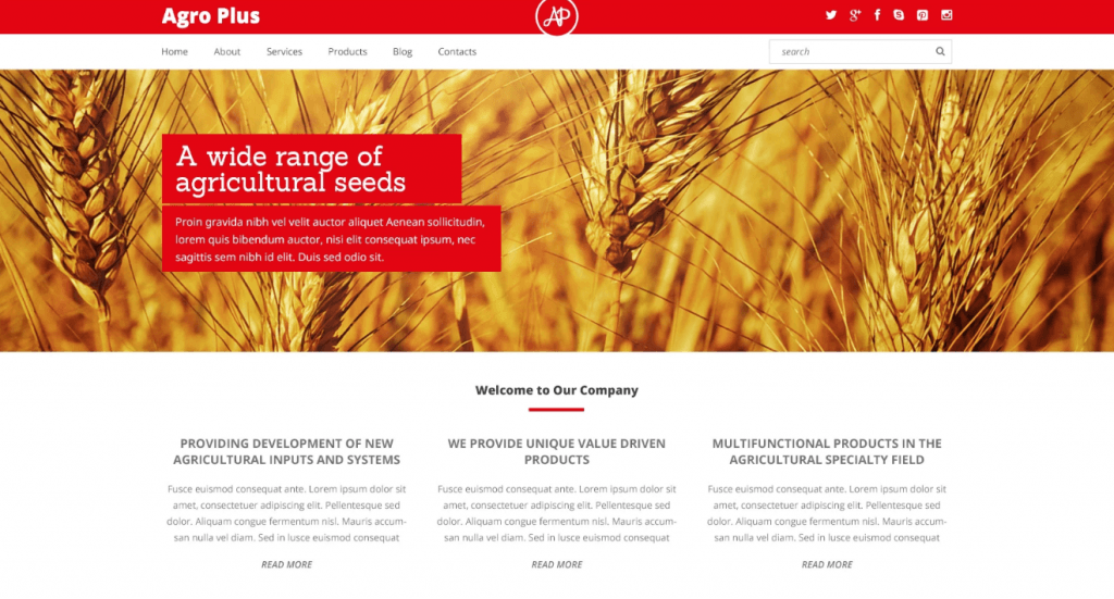 Farm Responsive WP Theme