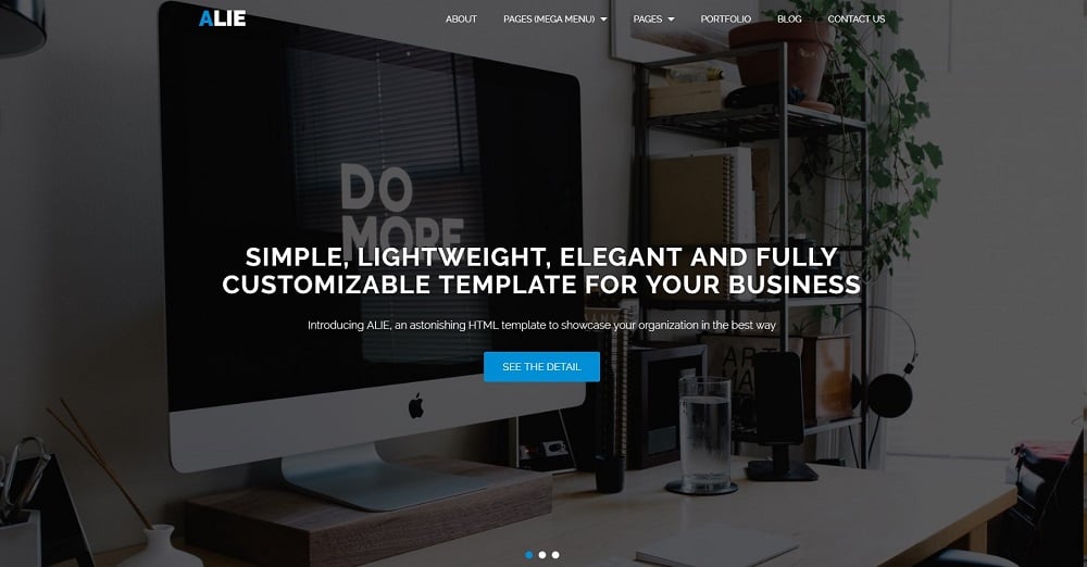 ALIE Website Template