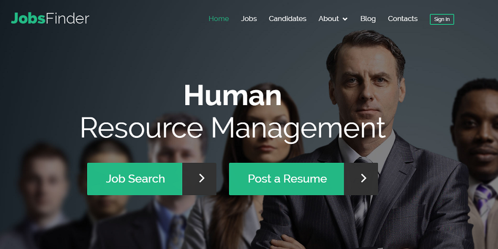 Job Portal Responsive WordPress Theme