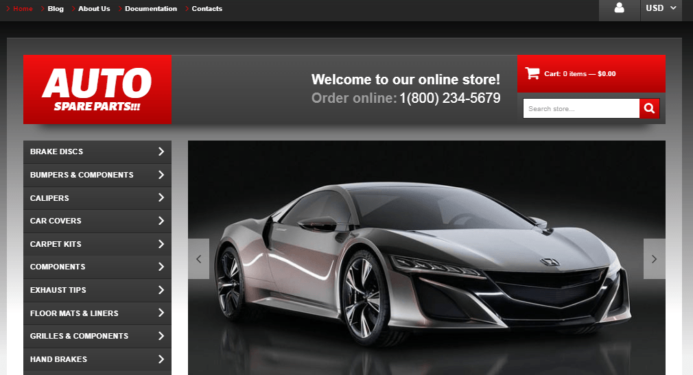 Auto Parts Responsive Shopify Theme