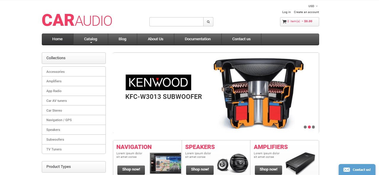 Car Audio Responsive Shopify Theme