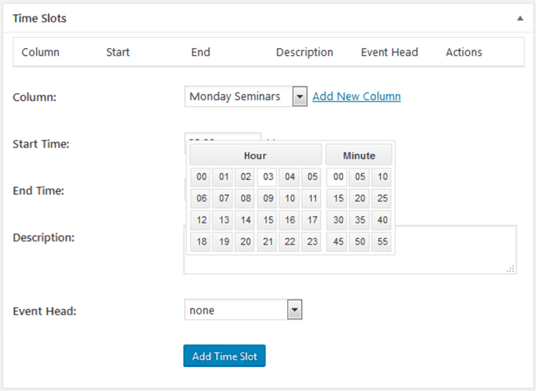 WordPress table plugin.