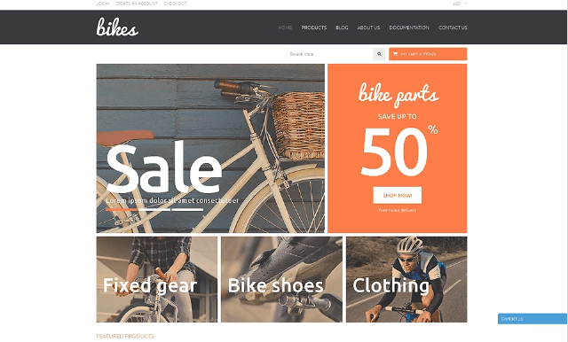 Shopping Bikes Accessories 
