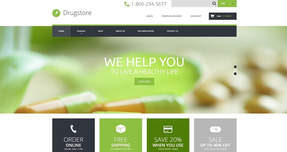 Drugstore Shopify Theme