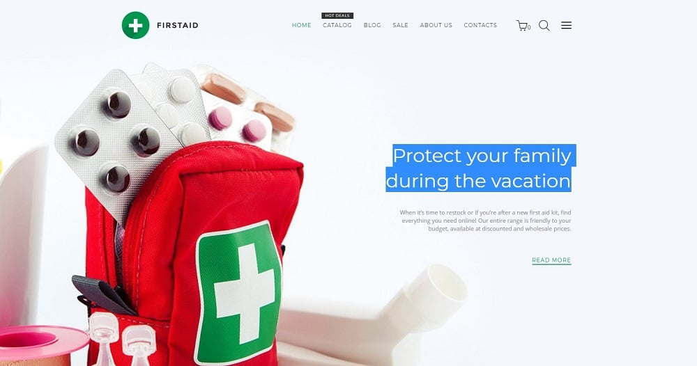 FirstAid - Medical & Healthcare Shopify Theme