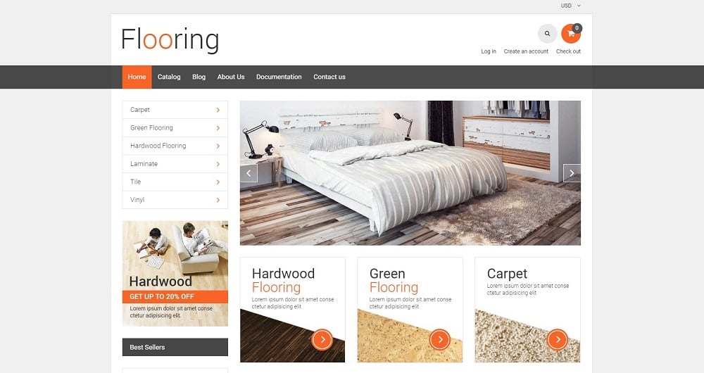 Flooring Responsive Shopify Theme