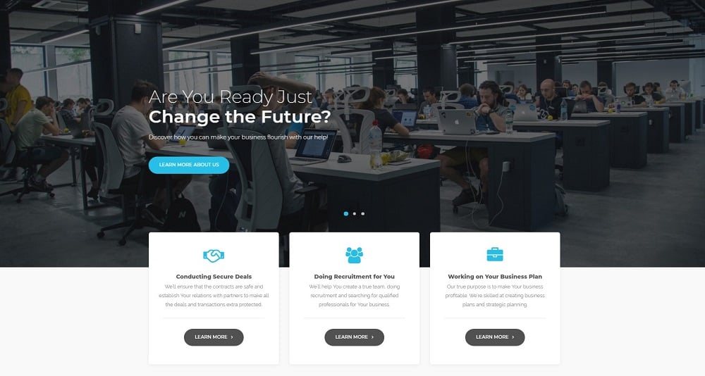 Holdbis - Corporate Jet Elementor Template