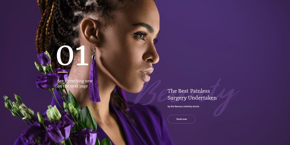 Purplex - Spa Salon Elementor Template
