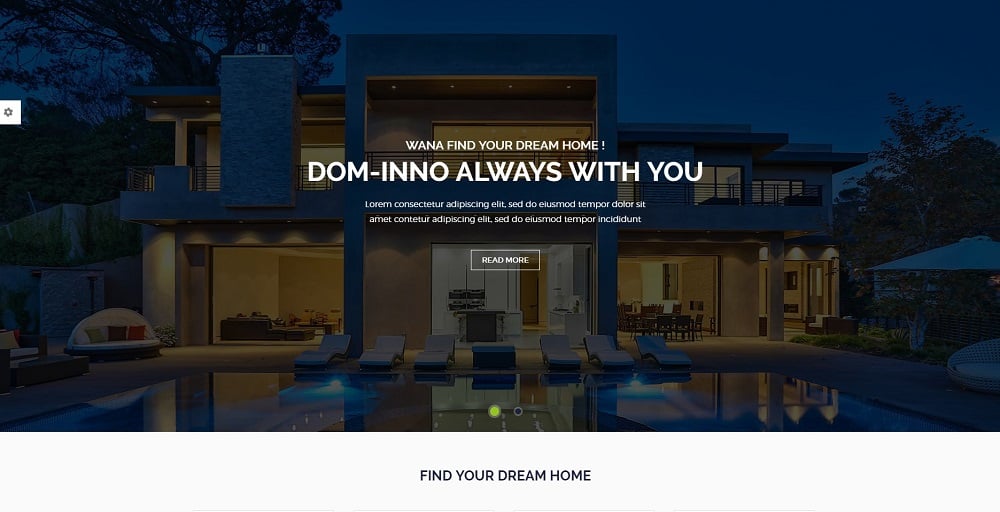 Dominno - Real Estate Responsive Website Template