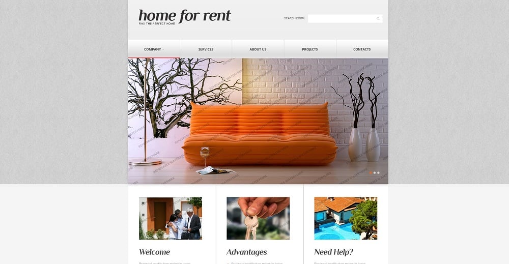 Real Estate Responsive Website Template