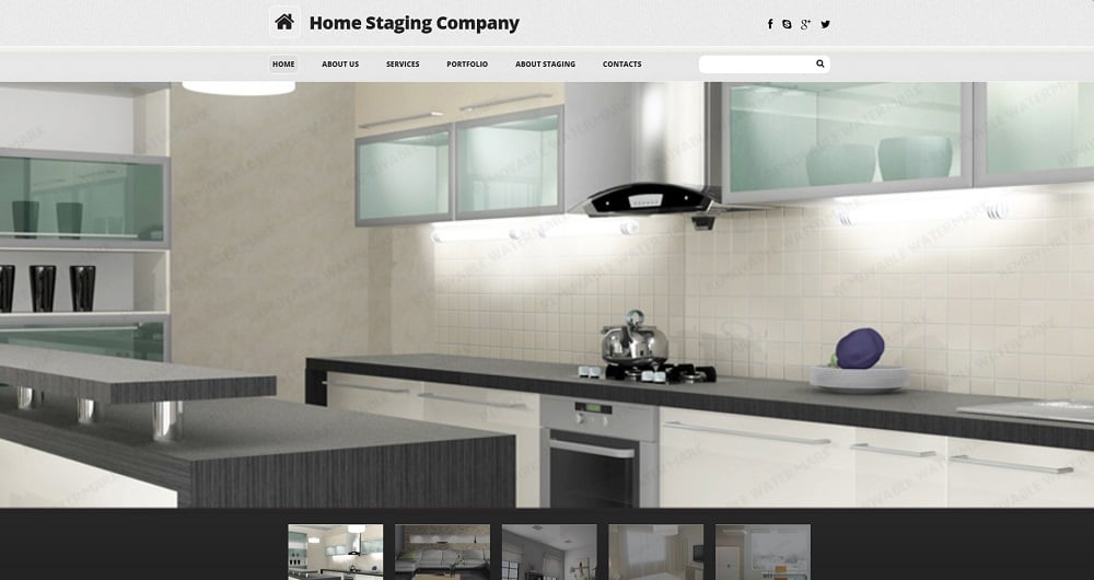 Home Staging Responsive Website Template