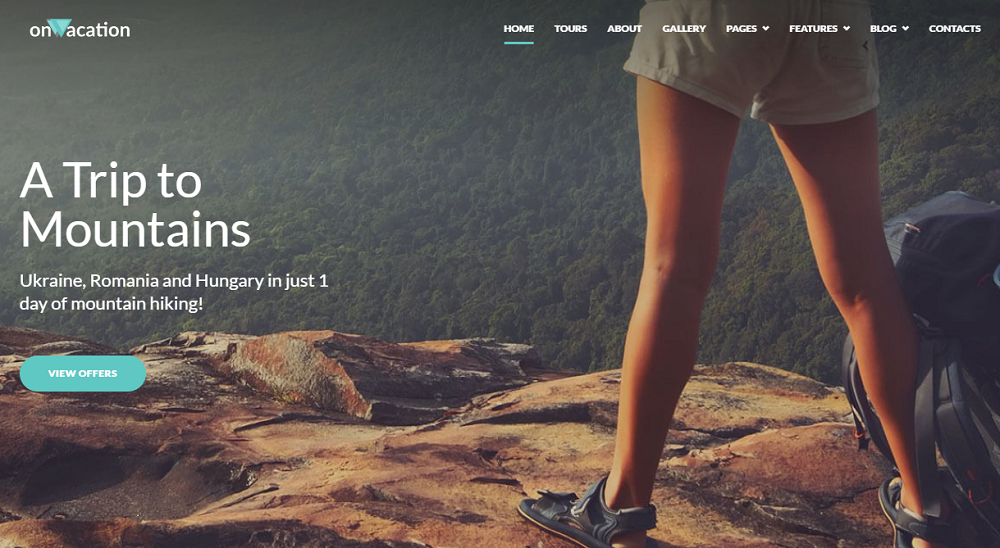 OnVacation - Travel Company Elementor WordPress Theme