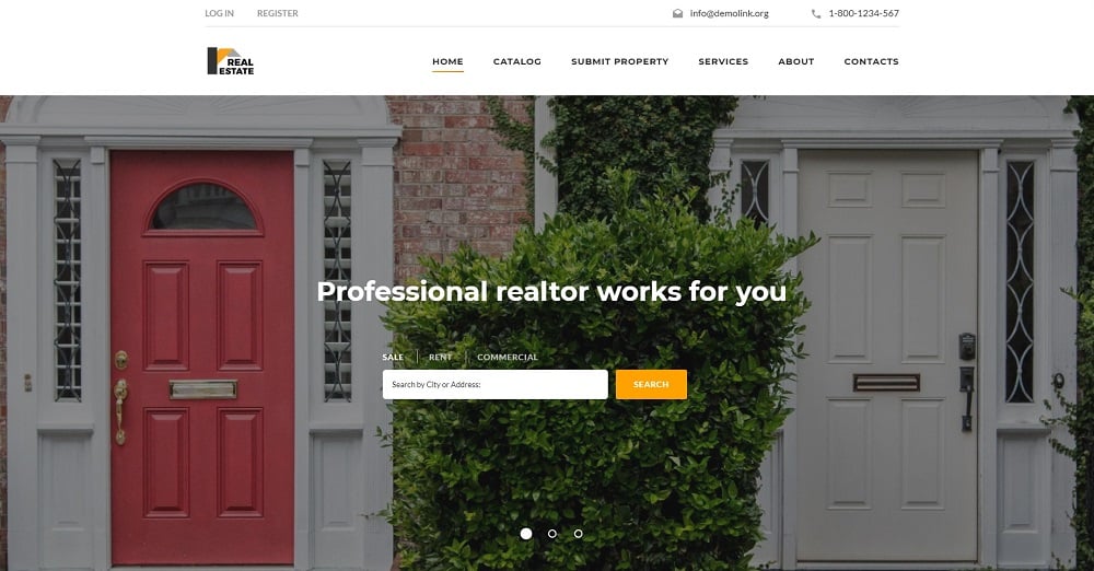Real Estate Resposive Bootstrap Website Template