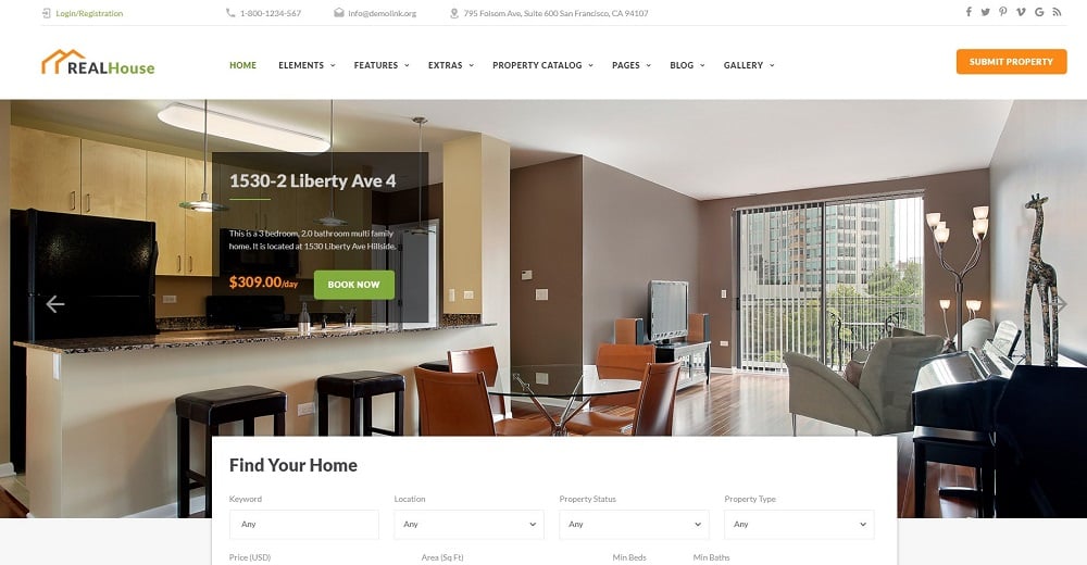 real estate html templates