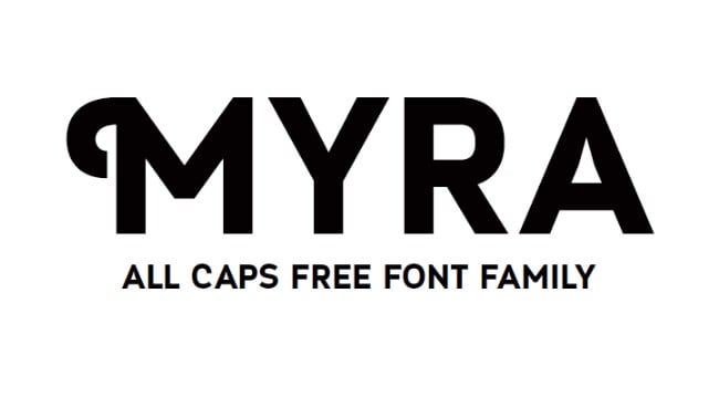 Myra Caps (Typeface)