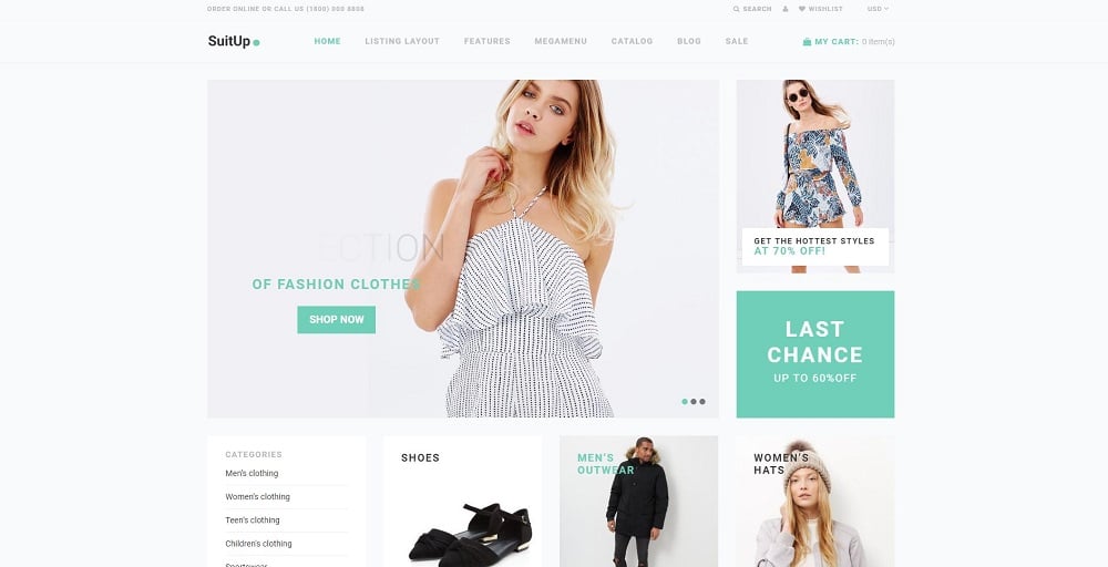 SuitUP - Multipurpose Online Store Shopify Theme