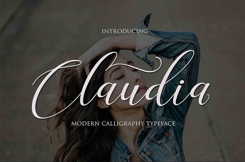 Claudia Script Font