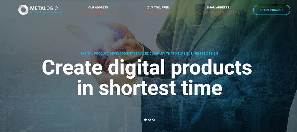 Metalogic - Software Development WordPress Theme
