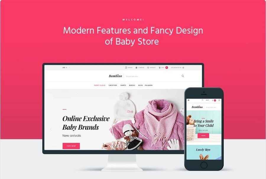 Bambino - Baby Store Responsive WooCommerce Theme