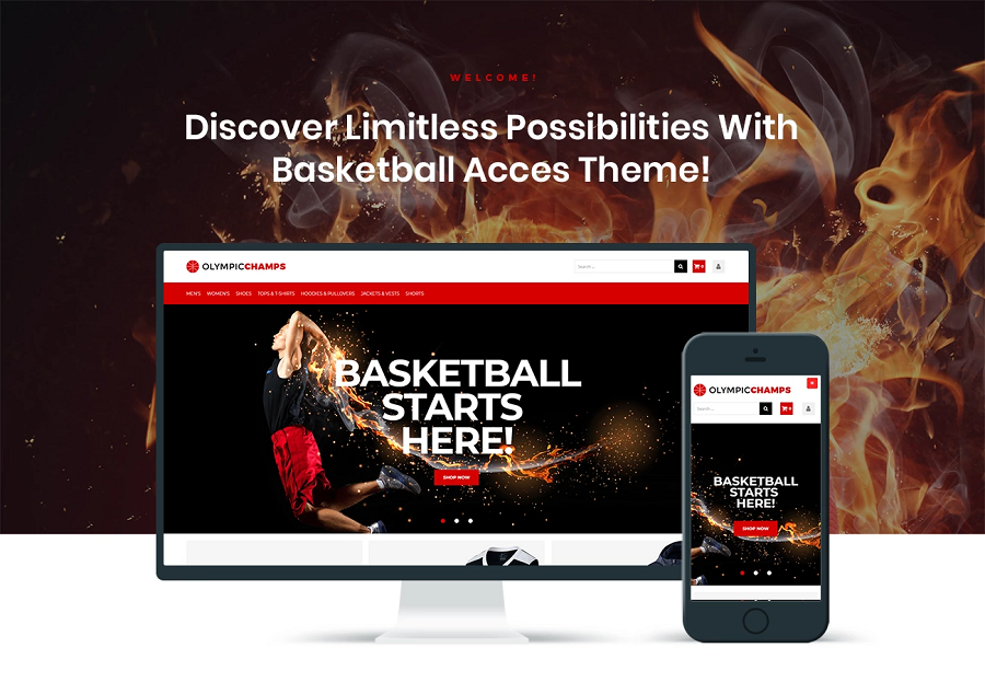 Olympicchamps - Basketball Stuff Elementor WooCommerce Theme